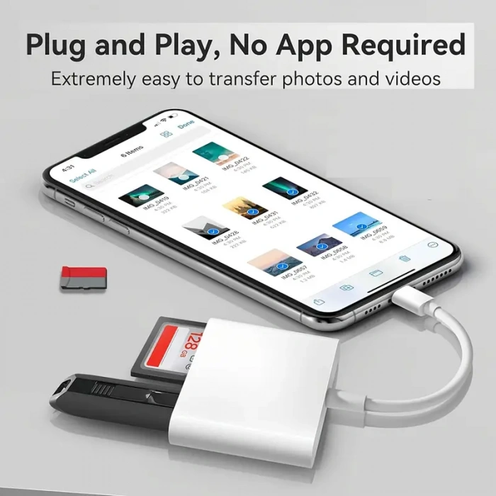 SD, TF ve Mikro SD Kartlar için 3ü 1 Arada USB Tip-C Kart Okuyucu