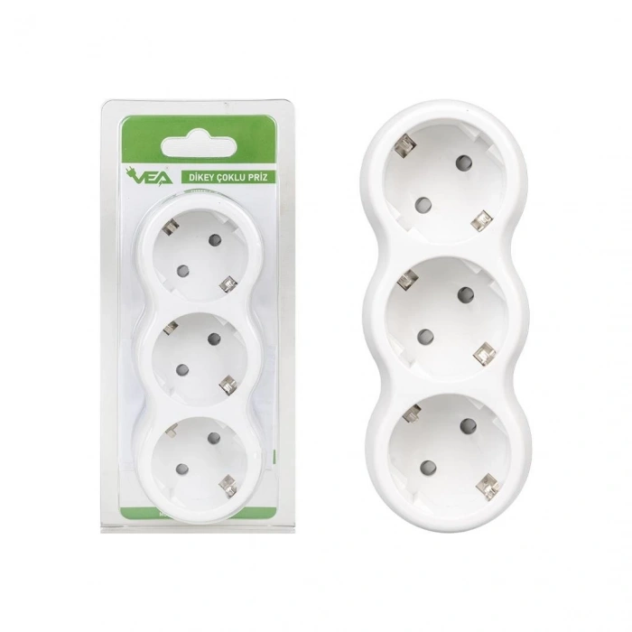 Vea VE-2211-3WG A Class 3lü Dikey Çoklu Priz