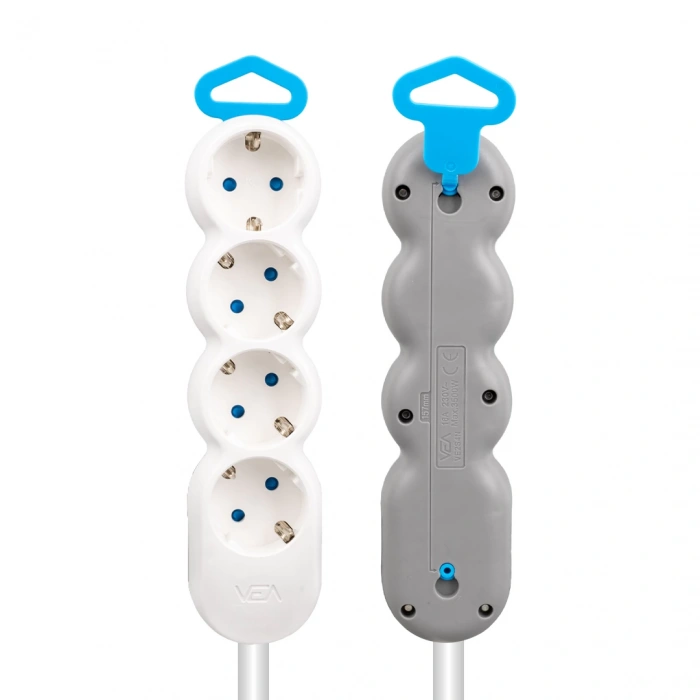 Vea VE-2S4N 4Lü 1.5 Metre Kablolu Grup Priz