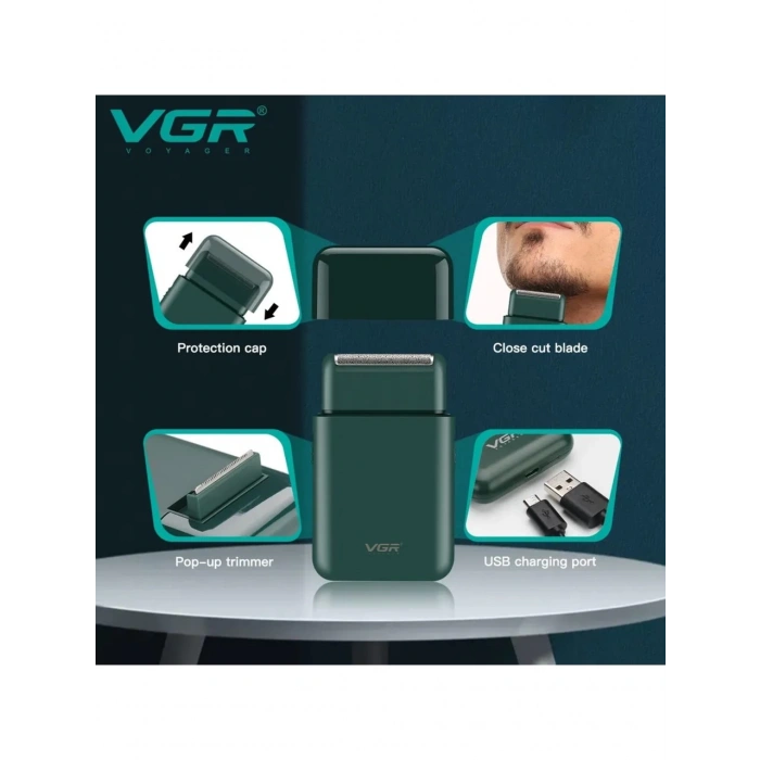 VGR V-390 Şarjlı Günlük Sıfır Sakal Yanak Traş Makinesi