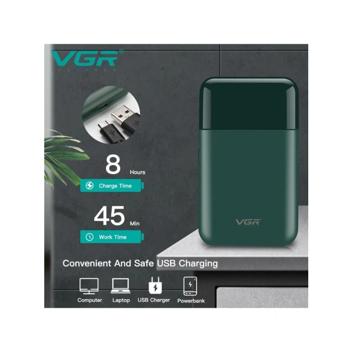 VGR V-390 Şarjlı Günlük Sıfır Sakal Yanak Traş Makinesi