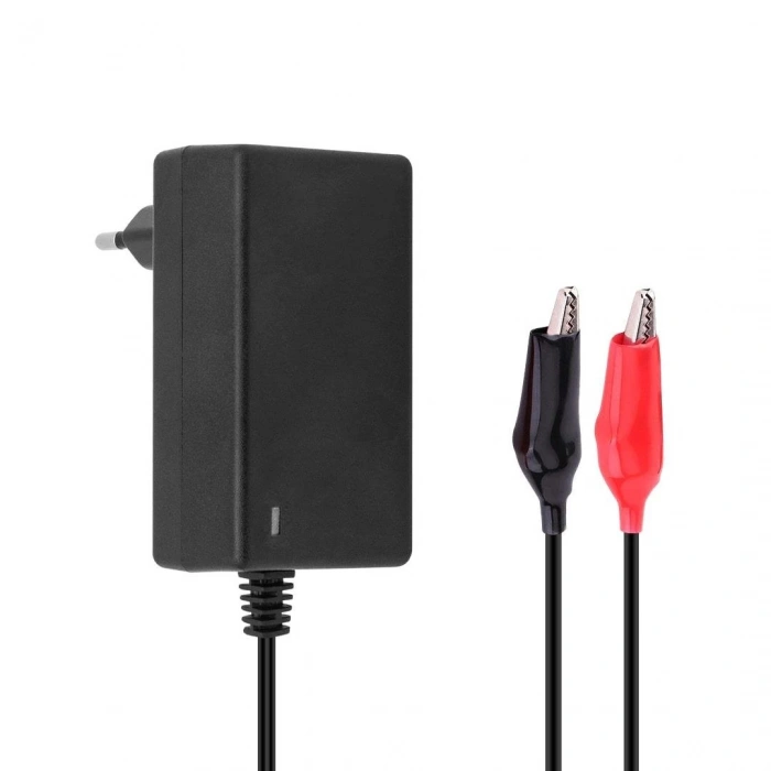 Weko 7.2 Volt - 1 Amper Krokodil Uçlu Priz Tipi Yerli Üretim Akü Şarj Adaptörü