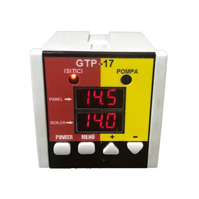 ZEteknoloji Gtp-17 Güneş Enerji Isı Kontrol Paneli