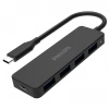 Philips SWR1603G/93 Siyah 20 Cm Kablolu Type-C To 4xUSB 3.0 Çoklayıcı