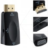 Powermaster PM-13645 HDMI Erkek to VGA Dişi Audio Girişli Çevirici Aparat