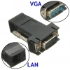 Powermaster PM-6859 VGA to RJ45 Cat5/Cat6/Cat7 Mini Extender Uzatıcı Adaptör