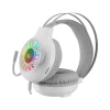 Rampage RM-K44 ZENGIBAR Beyaz 7.1 Surround RGB Işık Efekti Mikrofonlu Oyuncu Kulaklığı