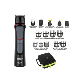 Fakir Execute 2 Blade Bakım Kiti Siyah