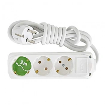 Almera 3Lü Topraklı 2 metre Anahtarsız Grup Priz