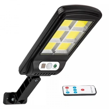 Powermaster W756-6 Hareket Sensörlü 3 Modlu Uzaktan Kumandalı 6 Cob Ledli Solar Lamba