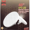 Ledx AL-WFOP Mercekli Dizayn 40 Watt Yüksek Lümen E27 Duylu Beyaz Ufo Led