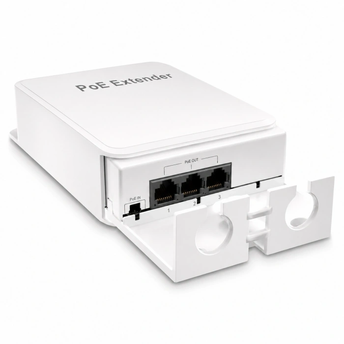 2+1 1 PoE Giriş - 2 PoE Çıkışlı PoE Extender (PoE Çoklayıcı) -Outdoor (102JF)