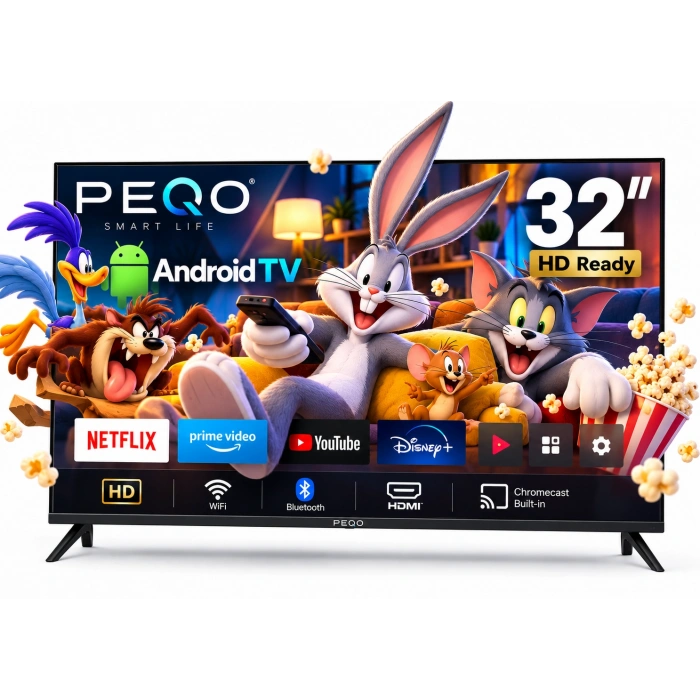 PeQo P32S32 32 Android Smart TV HD LED Televizyon