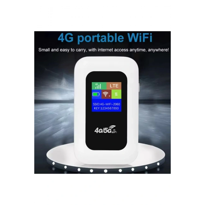 4G/5G A8-E Mobil Sim Kartlı WiFi Router 300Mbps Kablosuz 3000mAh Taşınabilir Hotspot Cep Modem