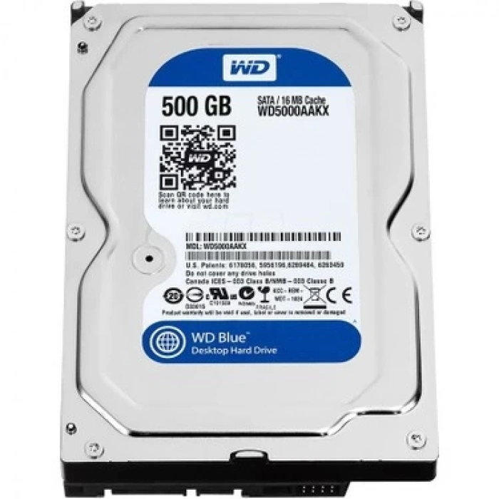 500GB WD 7200RPM 3.5 SATA 3 6Gbit/s Güvenlik Kamerası Diski WD500