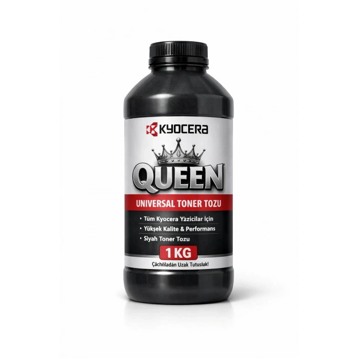Kyocera Queen Universal Toner Tozu 1KG Siyah – Kyocera Yazıcı Uyumlu