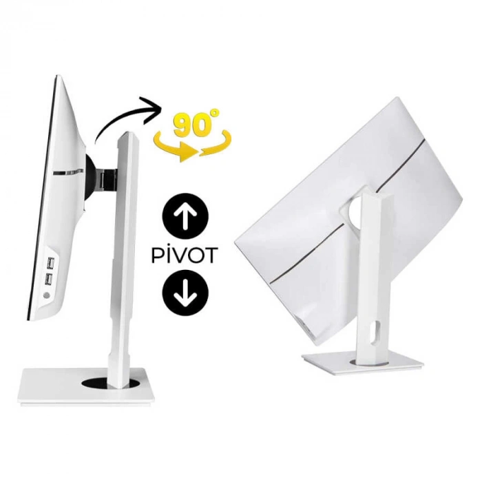 J-TECH AngLe i5 6500TE 16GB RAM 256GB SSD 24 Pivot - Webcam - WiFi All in One Bilgisayar