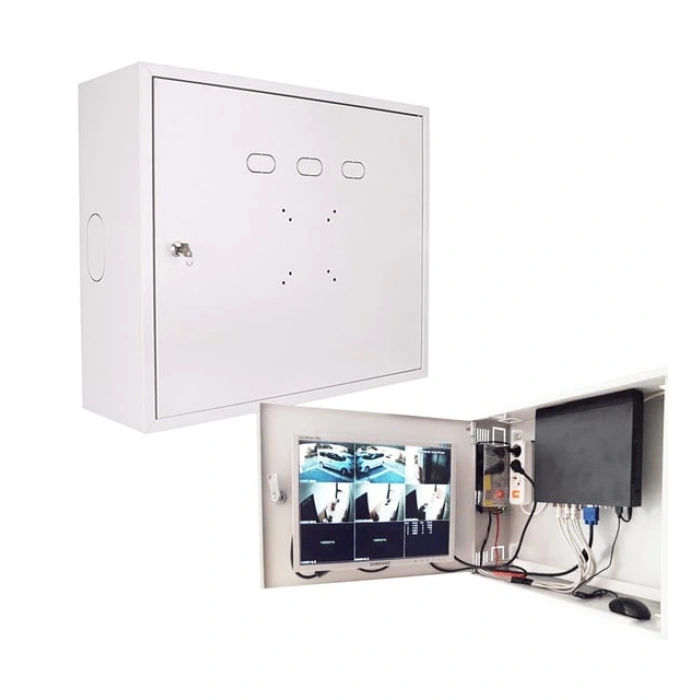 Network BOX 45*55*17 Metal DVR NVR Monitör Büyük Boy Kabin Pano