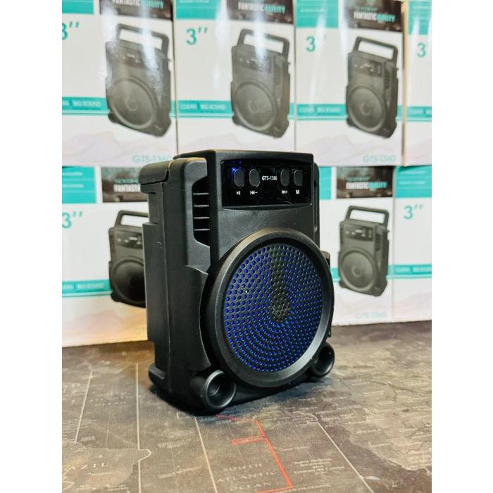 Platoon PL-4689 RGB Işıklı Bluetooth Speaker USB SD Girişli