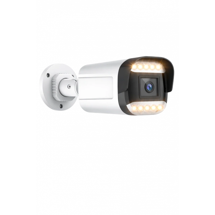 J-TECH JT-9070 5MP Sesli IP Bullet Kamera | PoE | 12 LED | 3.6mm | Gece-Gündüz Renkli