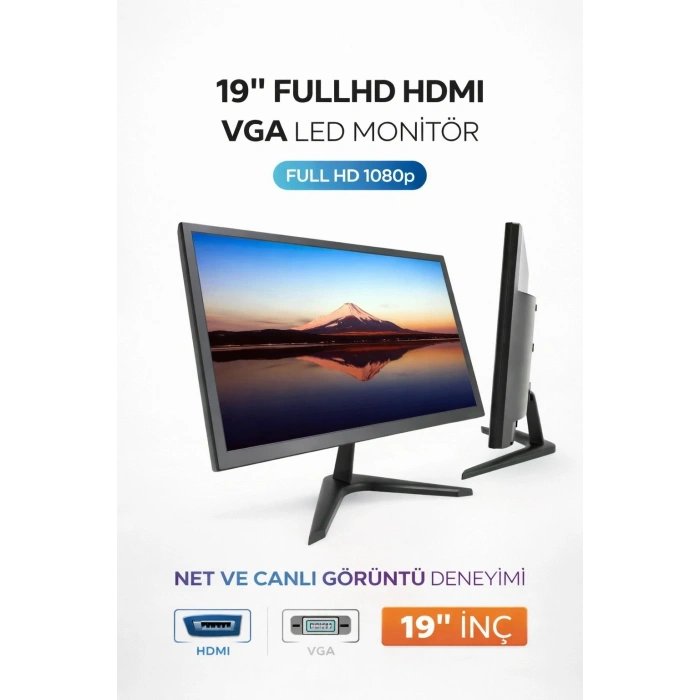 J-TECH Arya i5 6500TE 3.30GHz 8GB RAM 128GB SSD 19 Masaüstü Bilgisayar