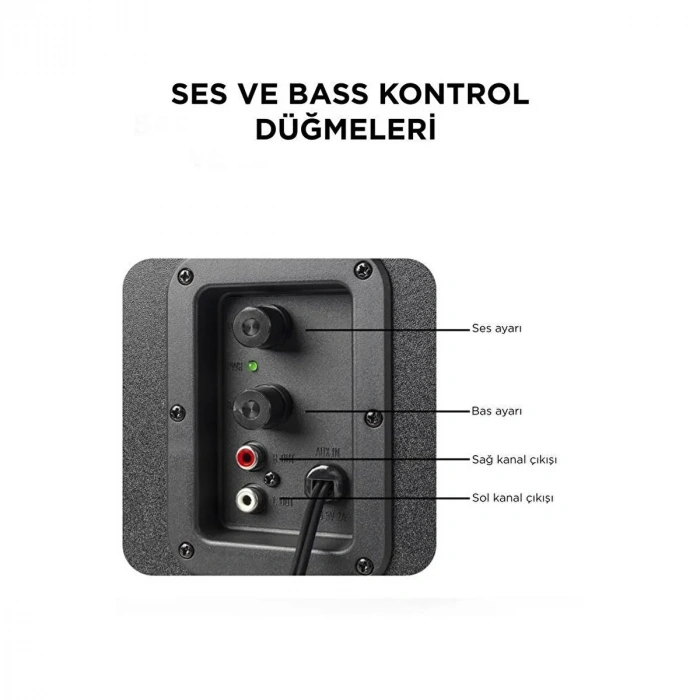 Bluetooth D37 Hoparlör 2in1 Subwoofer Rgb Işıklı Bilgisayar Hoparlörü Speaker