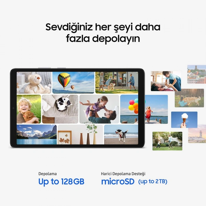 Samsung Galaxy Tab A11 IPS Ekran Tablet | 4GB RAM 64GB Hafıza | Wi-Fi | Gümüş 8.7