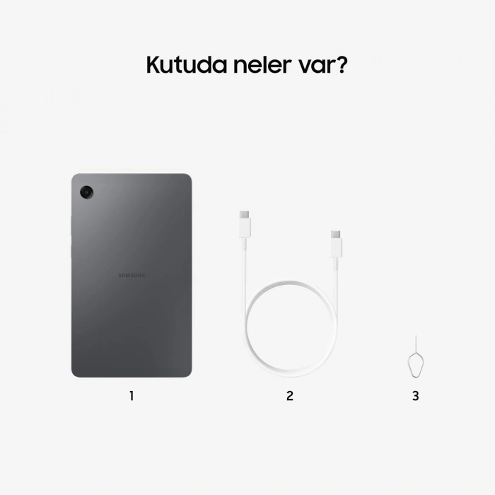 Samsung Galaxy Tab A11 IPS Ekran Tablet | 4GB RAM 64GB Hafıza | Wi-Fi | Gümüş 8.7