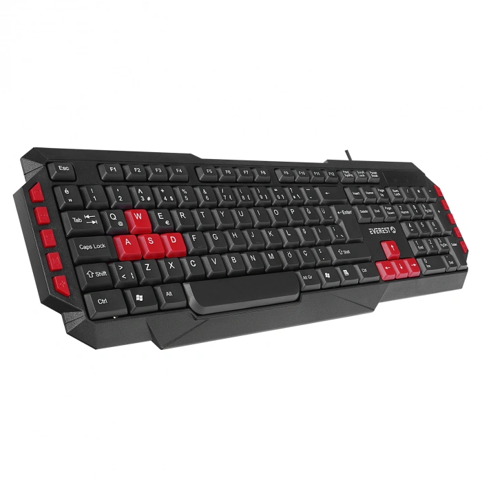 Everest KB-G7 ARMOR Siyah USB Q Gaming Oyuncu Klavyesi