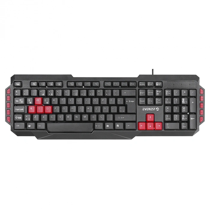 Everest KB-G7 ARMOR Siyah USB Q Gaming Oyuncu Klavyesi
