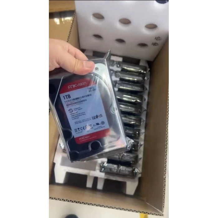 1TB FNKVİSİON FNK10 7/24 5400RPM 3.5 SATA 3 6Gbit/s 64MB Güvenlik Kamerası Diski
