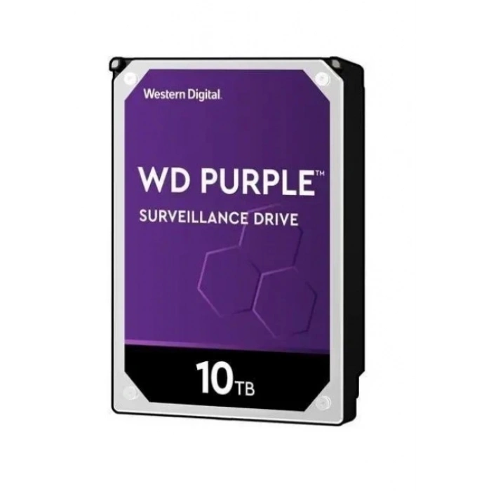 10TB WD Purple WD101PURZ 3.5″ 7200Rpm 256MB Sata 3 7x24 Güvenlik Diski