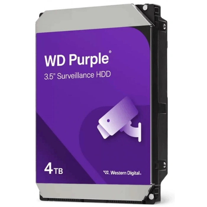 WD Purple 4TB 3,5 SATA III 6Gbit/s 64MB 7/24 Güvenlik Kamerası Diski WD30PURZ