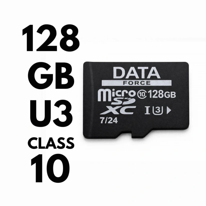 DATAFORCE 128GB U3 HAFIZA KARTI 7/24