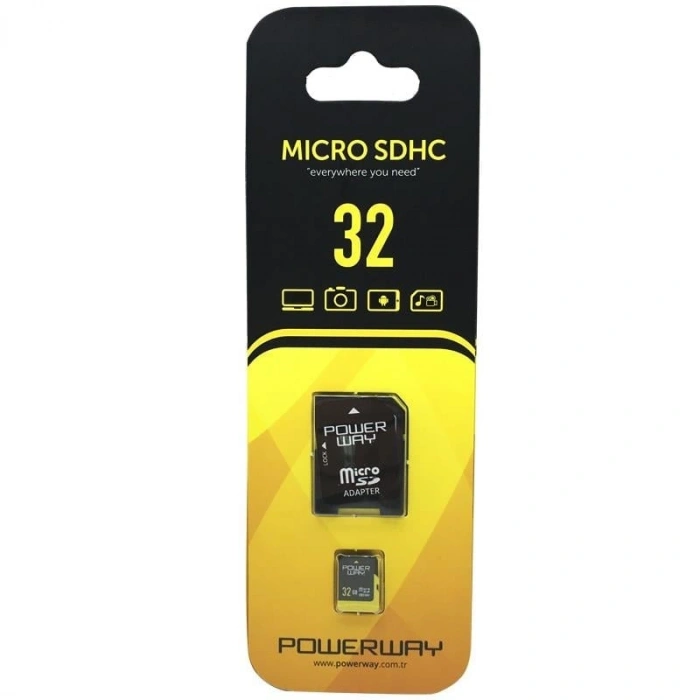 Powerway PWR-32 32GB Micro SD (Class 10) Hafıza Kartı