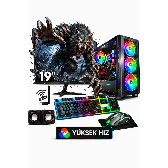 J-TECH Nemesis i5 6500 16GB 256GB SSD 19 Monitör Masaüstü Bilgisayar