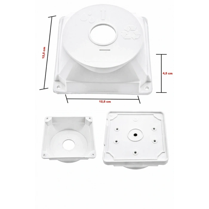 Büyük BOY Taban Dahil XL Güvenlik Kamera Montaj Buatı Junction Box