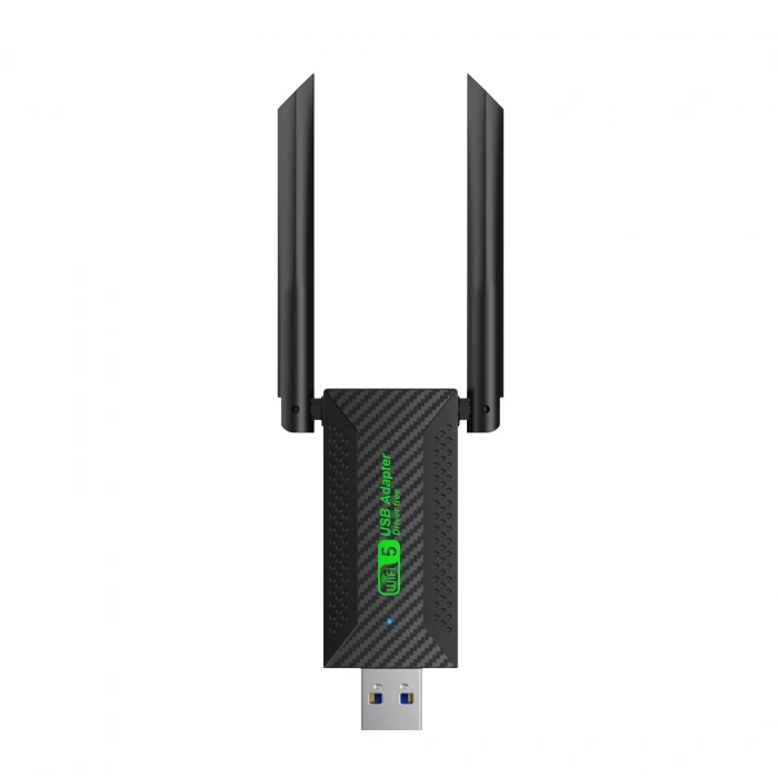 Everest EVERLINK EWA600 600Mbps 2.4GHz/5GHz WIFI-5 AC600 RTL8811 2*2dBi Antenli Usb Kablosuz Adaptör
