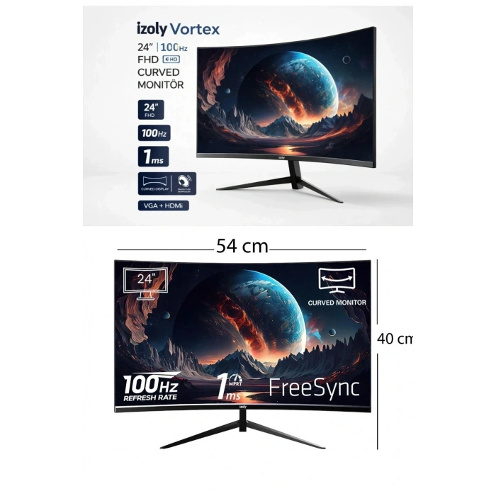 J-TECH Nexa i5 10400F | 32GB RAM | 512GB SSD | RX580 8GB | 24 Curved | Sıvı Soğutma Oyuncu Bilgisayar