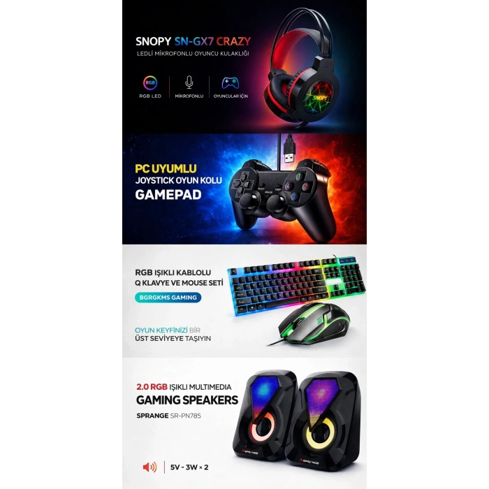 J-TECH Ryon i5 9400F | 32GB RAM | 512GB SSD | RX580 8GB | 24 Curved | Oyuncu Gaming Bilgisayar