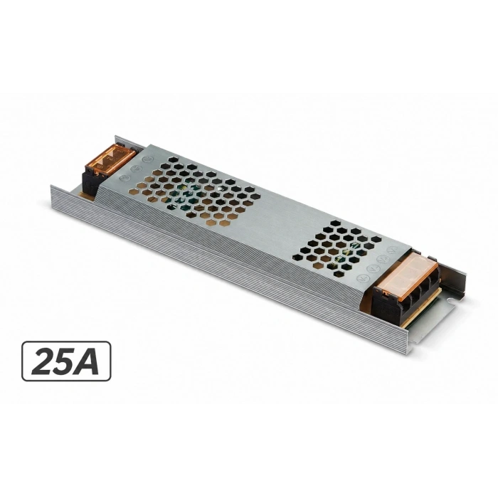 Aqua AU-1555 12V 25A Amper 300W Metal Güvenlik Kamera Şerit Led Adaptör Trafo