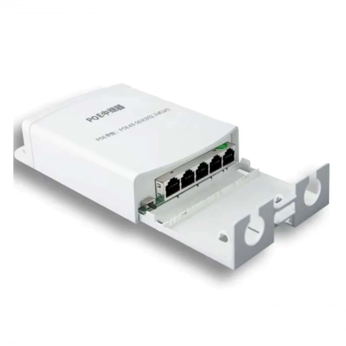 4+1 1 PoE Giriş - 4 PoE Çıkışlı PoE Extender (PoE Çoklayıcı) -Outdoor