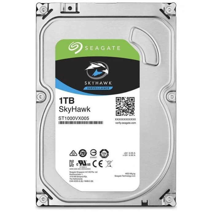 Seagate SKYHAWK 3.5 1TB Sata 3.0 64MB Cache 5900RPM Güvenlik Diski