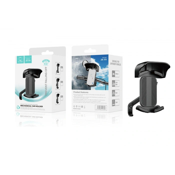 Platoon PL-8611 Ayarlanabilir Motor ve Bisiklet Telefon Tutucu Gidon Uyumlu Sağlam ve Güvenli