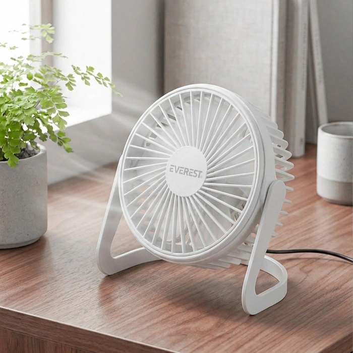 Everest EFN-505 Masaüstü Beyaz Usb Fan