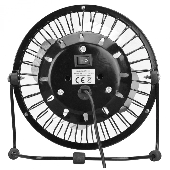 Everest EFN-482 Masaüstü Metal Siyah Usb Fan
