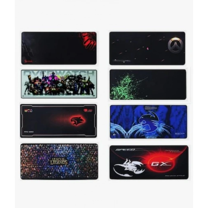 70x30 Cm 13 DESEN 3MM KAYMAZ MOUSE PAD