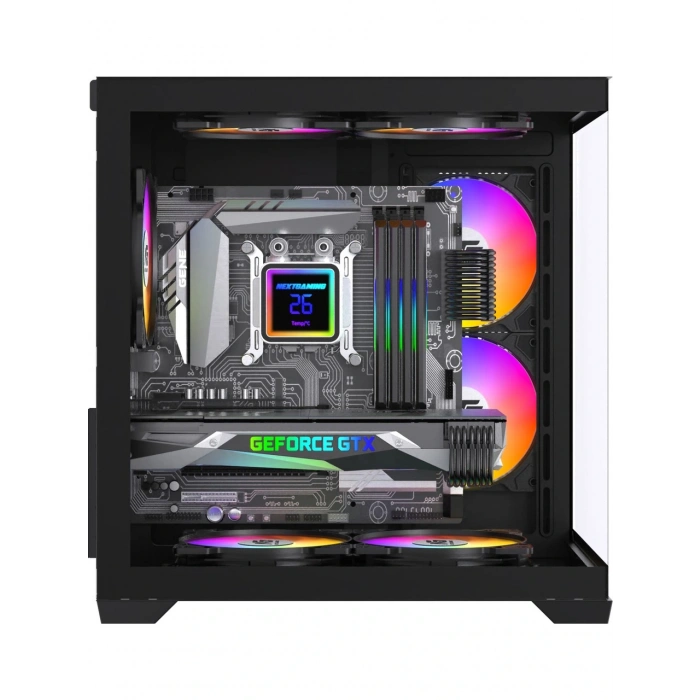 J-TECH G399 i5 3470 16GB 256GB SSD GDDR5 R7240 4GB Oyuncu Akvaryum Cube Gaming Masaüstü Bilgisayar