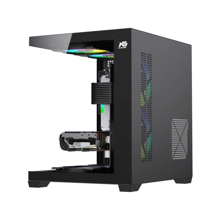 J-TECH G399 i5 3470 16GB 256GB SSD GDDR5 R7240 4GB Oyuncu Akvaryum Cube Gaming Masaüstü Bilgisayar