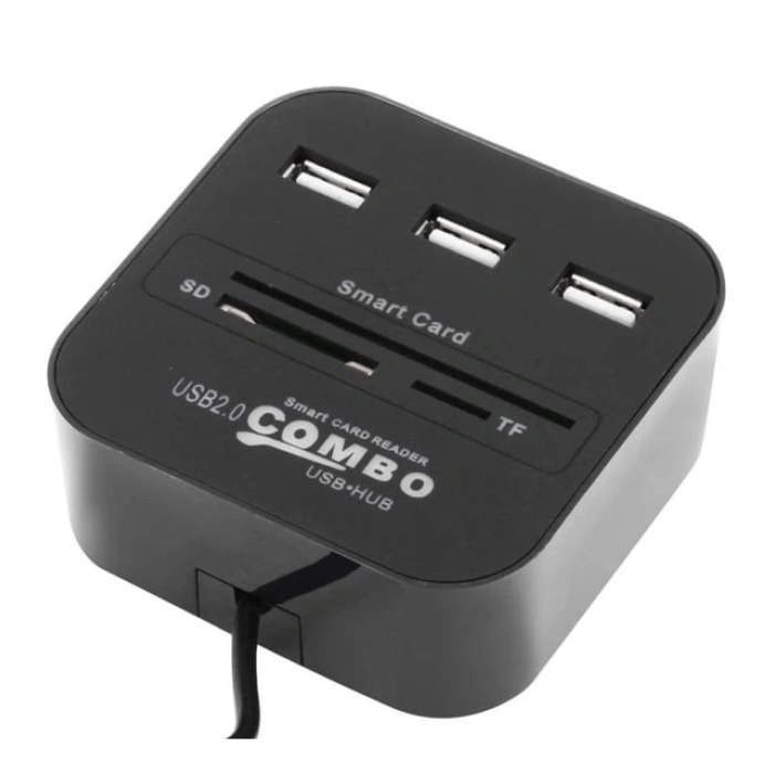 Concord C-847 SD/TF/3X USB 60CM Kablo 3 Port Usb Çoğaltıcı